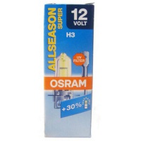 Автолампа галогенная OSRAM H3 ALLSEASON 12V 55W (2шт.)