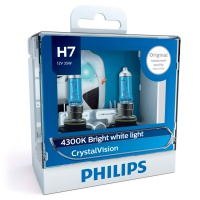 Автомобильная лампа PHILIPS CRYSTAL VISION H7 55W (2шт.)