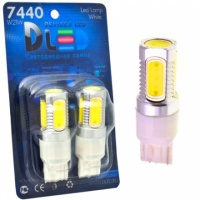 Светодиодная автомобильная лампа DLED W21W - 7440 - HP - 7.5W (2шт.)